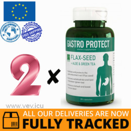 2 x GASTRO PROTECT - LINSEED 80 CAPS - MADE IN POLAND - FREE SHIPPING