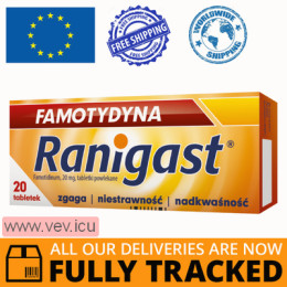 Famotydyna Ranigast 20 tablets — Made in Poland — Free Delivery