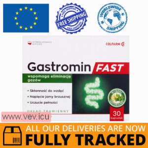 Gastromin Fast, 30 capsules — Made in Poland — Free Delivery