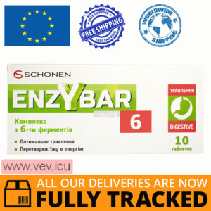 Enzybar 6, 10 tablets — Made in India — Free Delivery