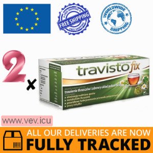 Travisto Fix, Herbal Tea 2p x 20 Sachets — Made in Poland by Aflofarm — Free Delivery