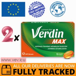 Verdin Max, 2p x 15 capsules — Made in Poland — Free Delivery