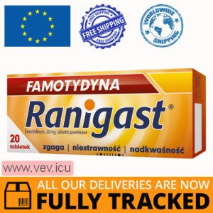 Famotydyna Ranigast 20 tablets — Made in Poland — Free Delivery