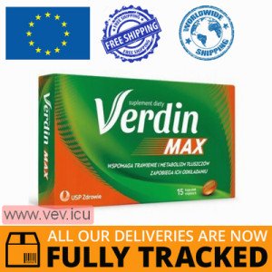 Verdin Max, 15 capsules — Made in Poland — Free Delivery