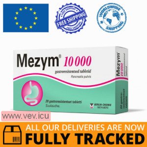Mezym 10000, 20 capsules — Made in Germany — Free Delivery