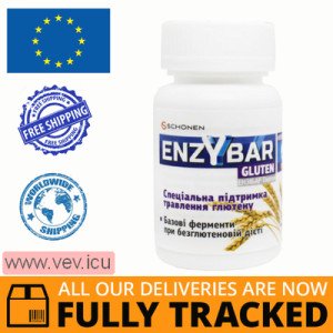 Enzybar Gluten  20 tablets — Made in India — Free Delivery