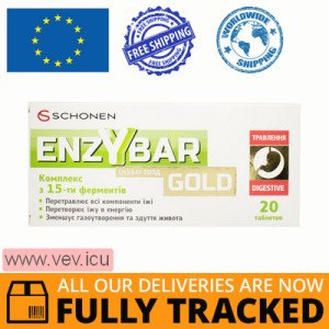 Enzybar Gold 20 tablets — Made in India — Free Delivery