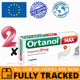 2 x ORTANOL MAX 20MG 14 TABS — MADE IN GERMANY — FREE SHIPPING