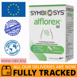 Symbiosys Alflorex IBS 30 capsules — Made in Ireland — Free Delivery