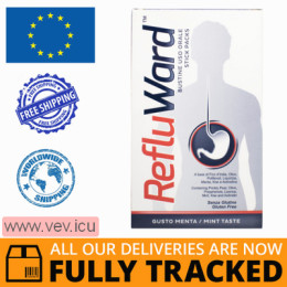 RefluWard, solution in sticks, 10ml x 20 pcs — Made in Italy — Free Delivery