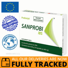 SANPROBI IBS 20 CAPS - MADE IN GERMANY - FREE SHIPPING