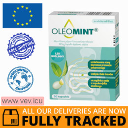 Oleomint 30 capsules — Made in Poland by Polpharma — Free Delivery