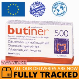 Butiner 500, 30 gastro-resistant tablets — Made in Poland — Free Delivery