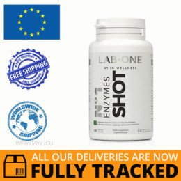 LAB ONE ENZYMES SHOT 60 CAPS - MADE IN POLAND - FREE SHIPPING 