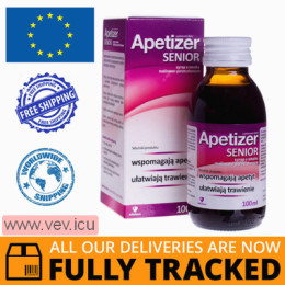 Apetizer Senior, syrup, raspberry-currant flavor, 100 ml — Made in Poland by Aflofarm — Free Delivery