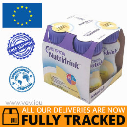 NUTRIDRINK VANILLA FLAVOR 4x125ML - MADE IN GERMANY - FREE SHIPPING 