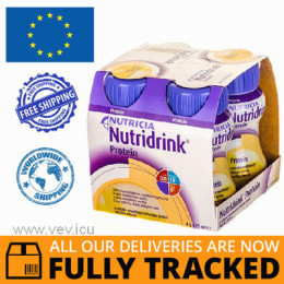 NUTRIDRINK PROTEIN VANILLA 4x125ML - MADE IN GERMANY - FREE SHIPPING 
