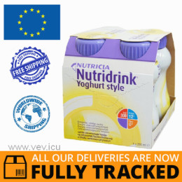 NUTRIDRINK YOGHURT STYLE VANILLA LEMON 4x200ML - MADE IN GERMANY - FREE SHIPPING 