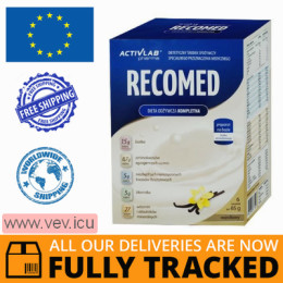 RecoMed, complete nutritional diet, vanilla flavor, 65 g x 6 sachets — Made in Poland — Free Delivery