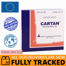 Cartan solution for injection, 1g/5ml, 5 ampoules — Made in Greece — Free Delivery