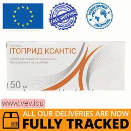 Itoprid Xantis 50mg 100 tablets — Made in Slovakia — Free Delivery