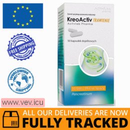 KreoActiv Digestion, 50 gastro-resistant capsules — Made in Poland — Free Delivery
