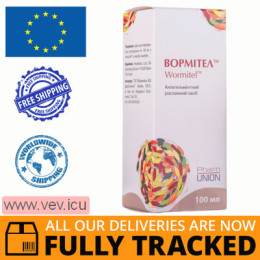 Wormitel, anthelmintic herbal remedy, syrup 100 ml — Made in Italy — Free Delivery