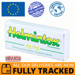Helmintox 125mg 6 tablets — Made in France — Free Delivery
