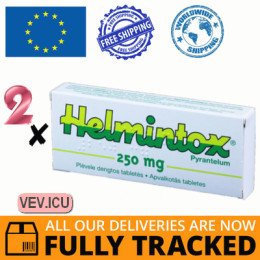Helmintox 250mg 2p x 3 tablets — Made in France — Free Delivery