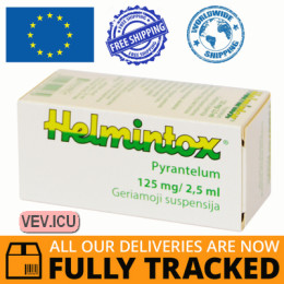 Helmintox oral suspension 125 mg/2.5ml, 15ml — Made in France — Free Delivery