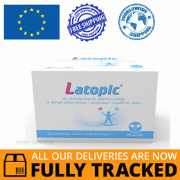 LATOPIC 90 CAPS - MADE IN POLAND - FREE SHIPPING