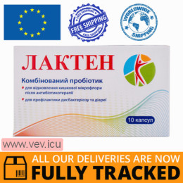 Lacten 250 mg, 10 gelatin capsules — Made in Canada — Free Delivery