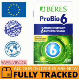 ProBio 6, 30 capsules — Made in Hungary — Free Delivery