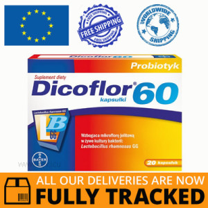 DICOFLOR 60, 20 CAPS - MADE IN GERMANY - FREE SHIPPING 