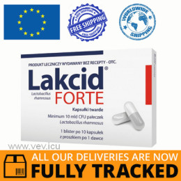 LAKCID FORTE 10 CAPS - MADE IN POLAND - FREE SHIPPING