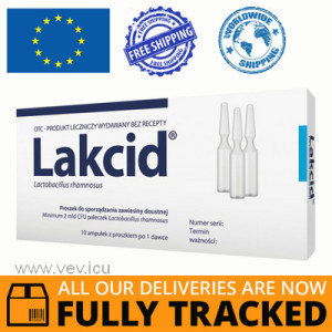 LAKCID POWDER 10 AMPOULES - MADE IN POLAND - FREE SHIPPING