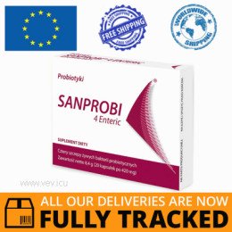 SANPROBI 4 ENTERIC 20 CAPS - MADE IN GERMANY - FREE SHIPPING
