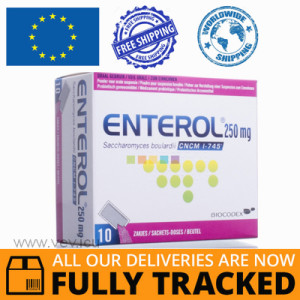 ENTEROL 250 MG 10 SACHETS - MADE IN FRANCE - FREE SHIPPING
