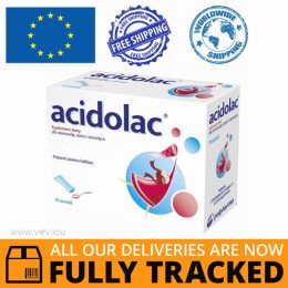 ACIDOLAC 3G x 10 SACHETS — MADE IN POLAND — FREE SHIPPING