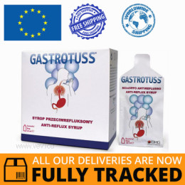 GASTROTUSS ANTI-REFLUX SYRUP 25 SACHETS x 20ML — MADE IN GERMANY — FREE SHIPPING