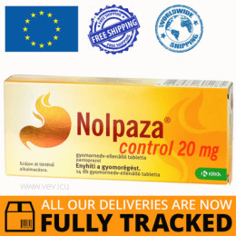 NOLPAZA CONTROL 14 TABS — MADE IN SLOVENIA - FREE SHIPPING NOLPAZA CONTROL 14 TABS — MADE IN SLOVENIA - FREE SHIPPING