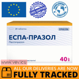 Espa-Prazol 40mg 28 gastro-resistant tablets — Made in Germany — Free Delivery