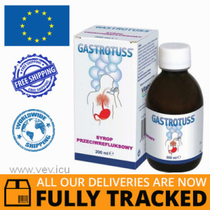 GASTROTUSS ANTI-REFLUX SYRUP 200ML — MADE IN GERMANY — FREE SHIPPING