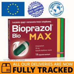 BIOPRAZOL BIO MAX 0.02% 14 CAPS — MADE IN POLAND — FREE SHIPPING