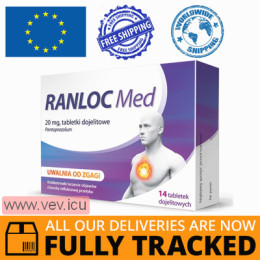 Ranloc Med 20mg 14 tablets — Made in Poland — Free Delivery