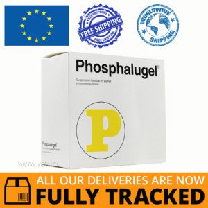 PHOSPHALUGEL ORAL GEL 20 SACHETS — MADE IN FRANCE — FREE SHIPPING