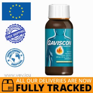 GAVISCON WITH MINT FLAVOR, ORAL SUSPENSION, 150ML — MADE IN GREAT BRITAIN — FREE SHIPPING
