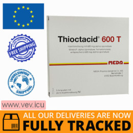 Thioctacid 600 T, solution for injection 600 mg/24 ml, 5 ampoules — Made in Germany — Free Delivery