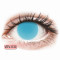 ColourVUE Crazy Glow Electric Blue - zero lenses (2 lenses) DIA 14.00, BC 8.60, Power 0 — Made in USA — Free Delivery