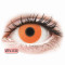 ColourVUE Crazy Glow Orange - zero lenses (2 lenses) DIA 14.00, BC 8.60, Power 0 — Made in USA — Free Delivery